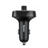 BASEUS car charger 2 x USB A + transmitter FM BT 3,4A S-09 CCMT000301 black